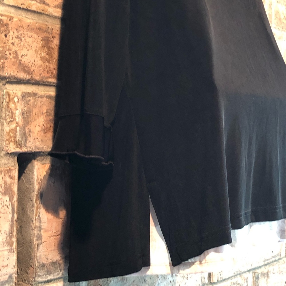 Black Ruffled Lightweight Jacket - image 6